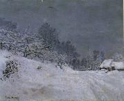 The Road in front of Saint-Simeon Farm in Winter, Claude Monet